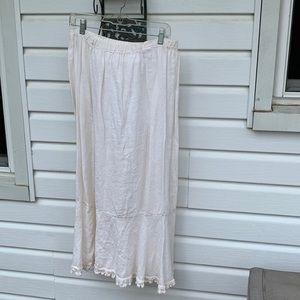 Linen skirt full length
